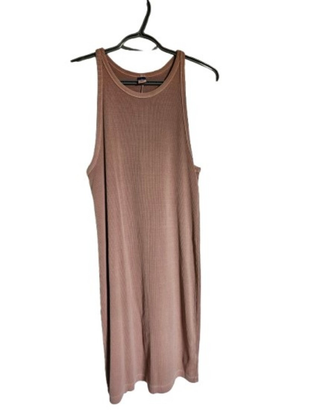 Old Navy Sleeveless Midi Tank Dress in Dusty Rose